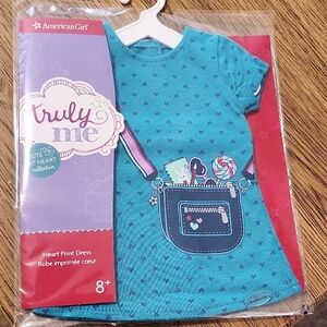 American Girl Truly Me Heart Print Dress Cute at Heart Collection fits 18" dolls